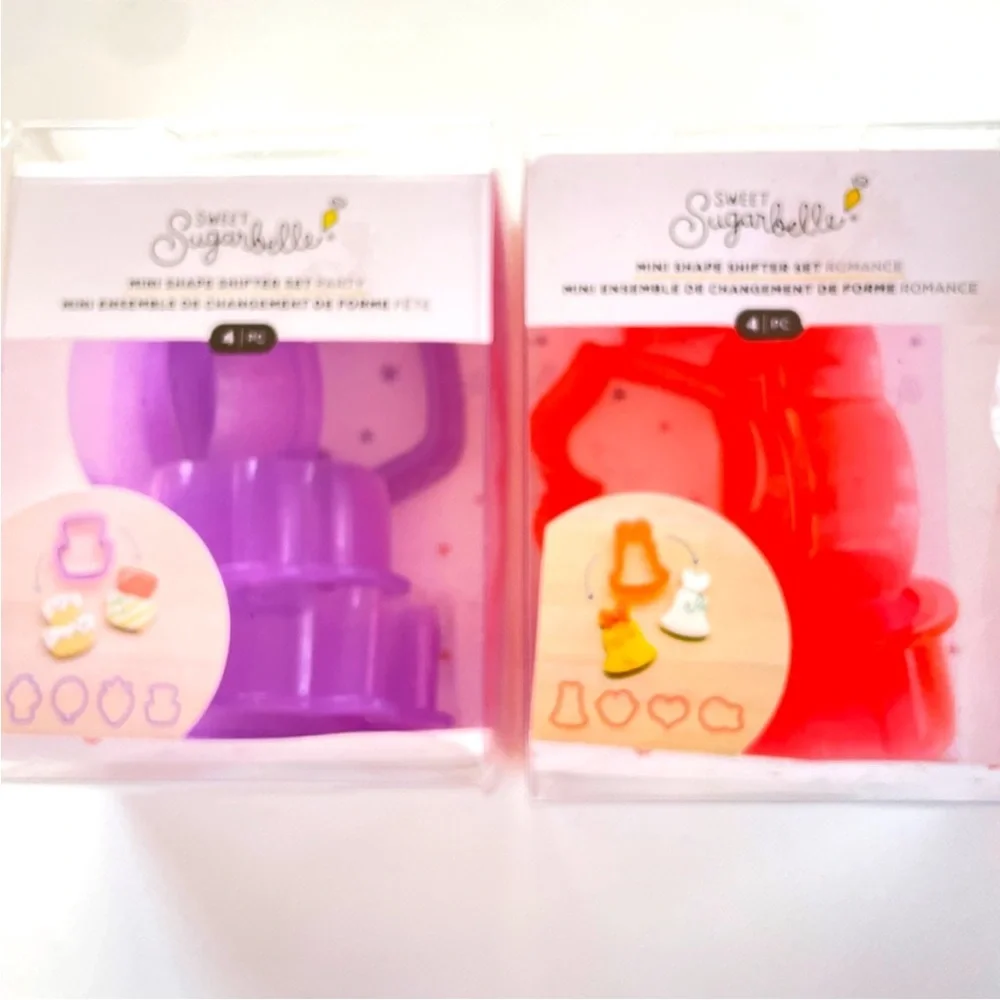 Sweet Sugarbelle 2 Mini Shape Shifter Sets Party and Romance Cookie Cutters